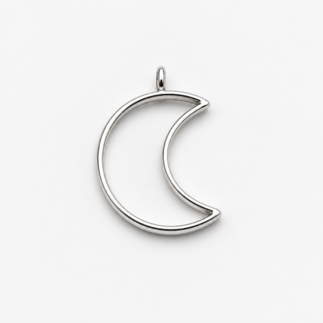 Crescent Moon Memorial Pendant