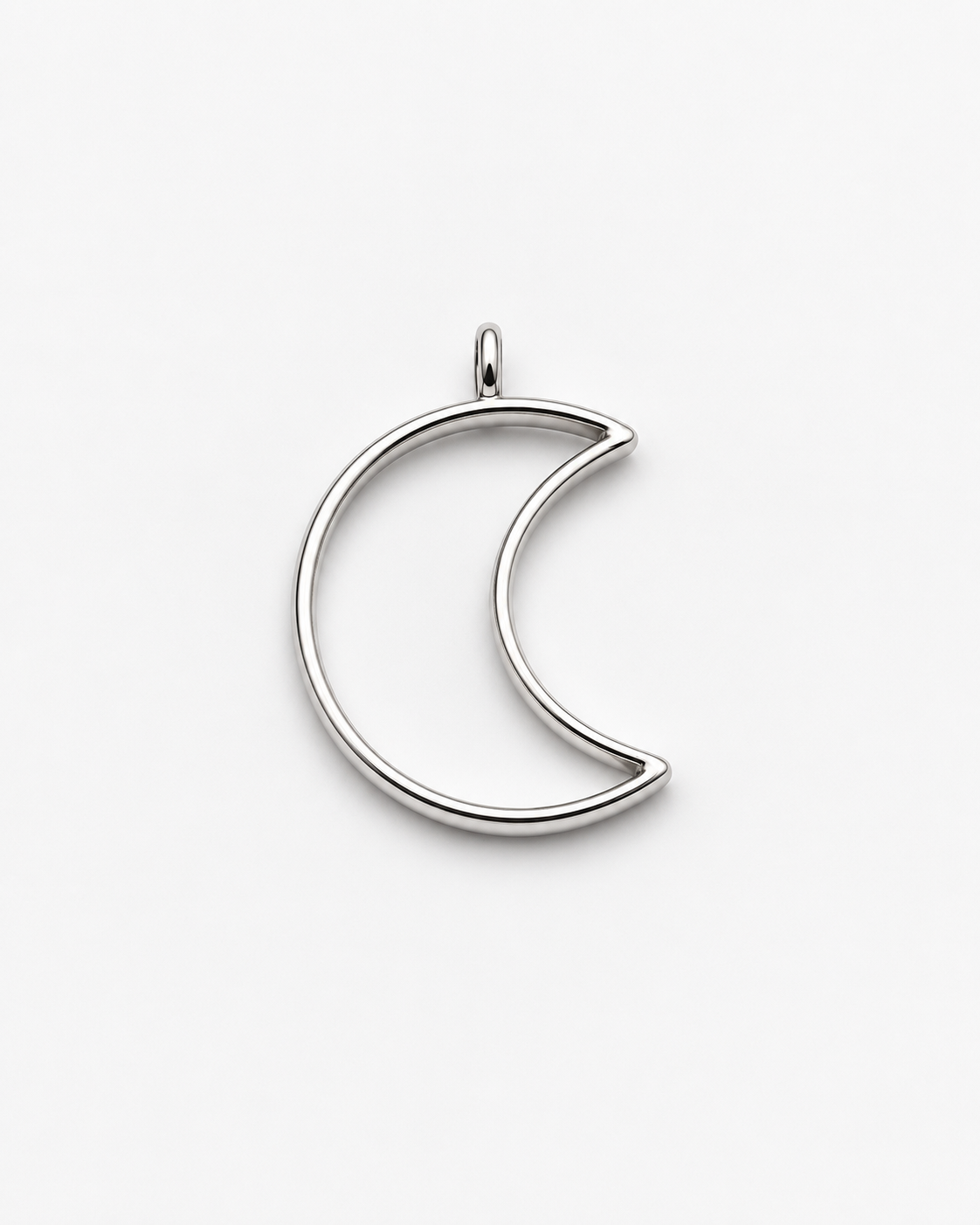 Crescent Moon Memorial Pendant