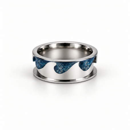 Silver Wave Ring